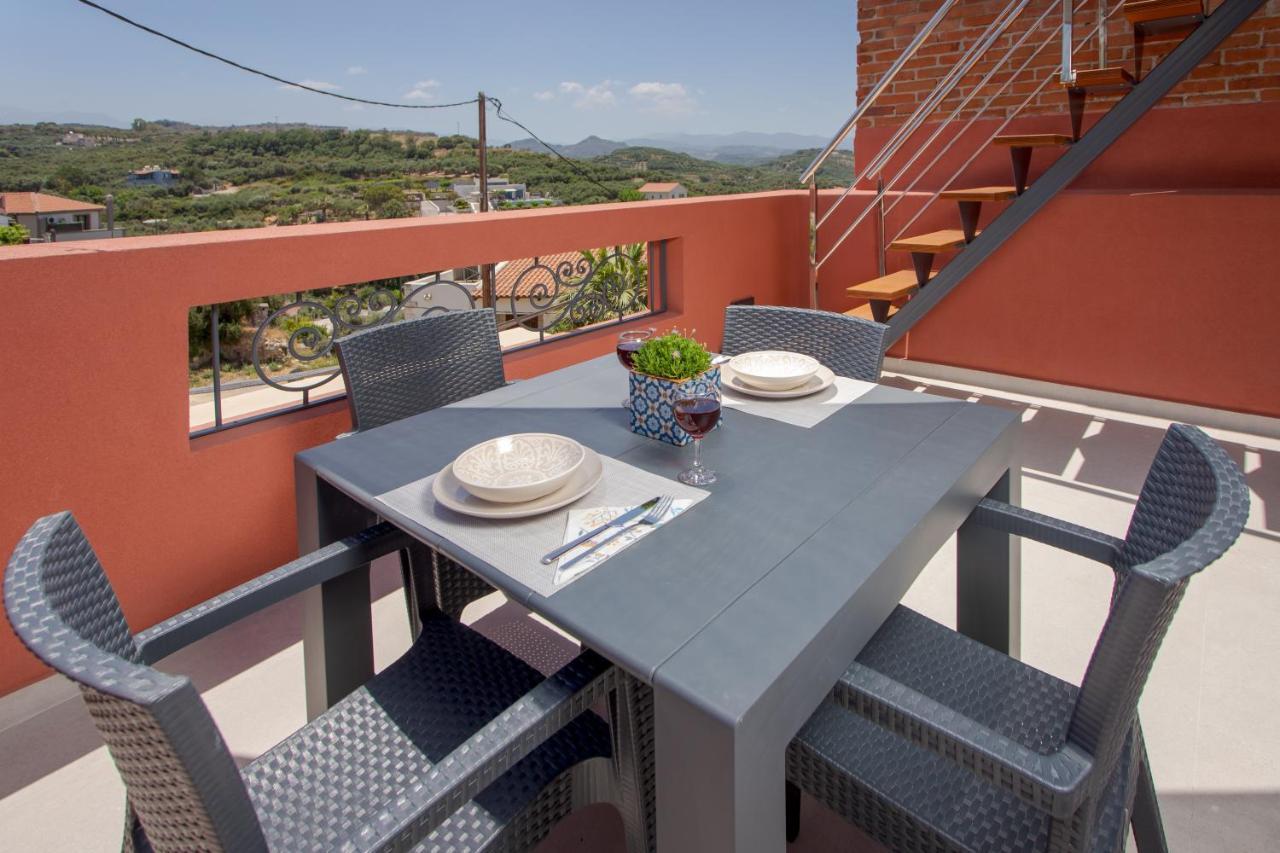 Mouse House With Sea View And Mini Pool Villa Platanias  Exterior photo