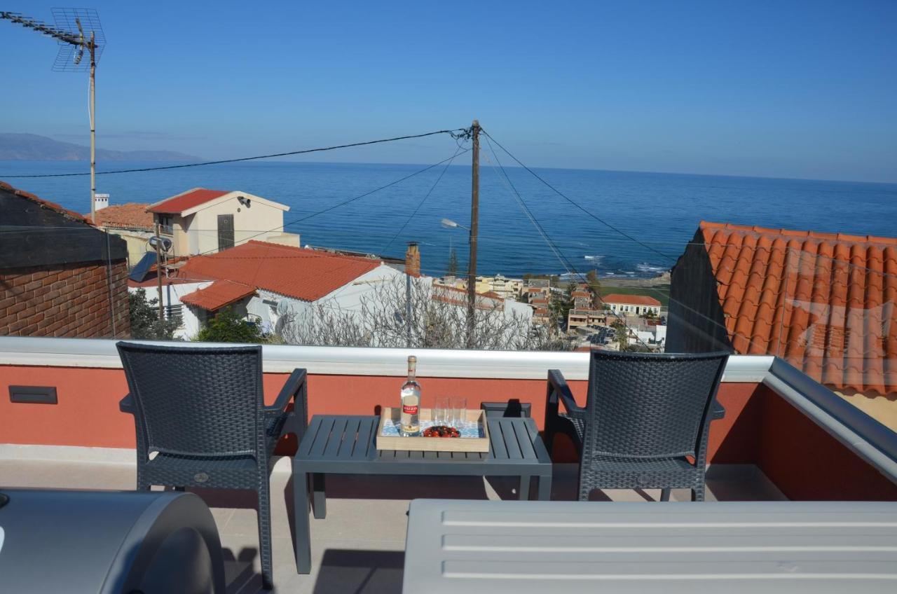 Mouse House With Sea View And Mini Pool Villa Platanias  Exterior photo