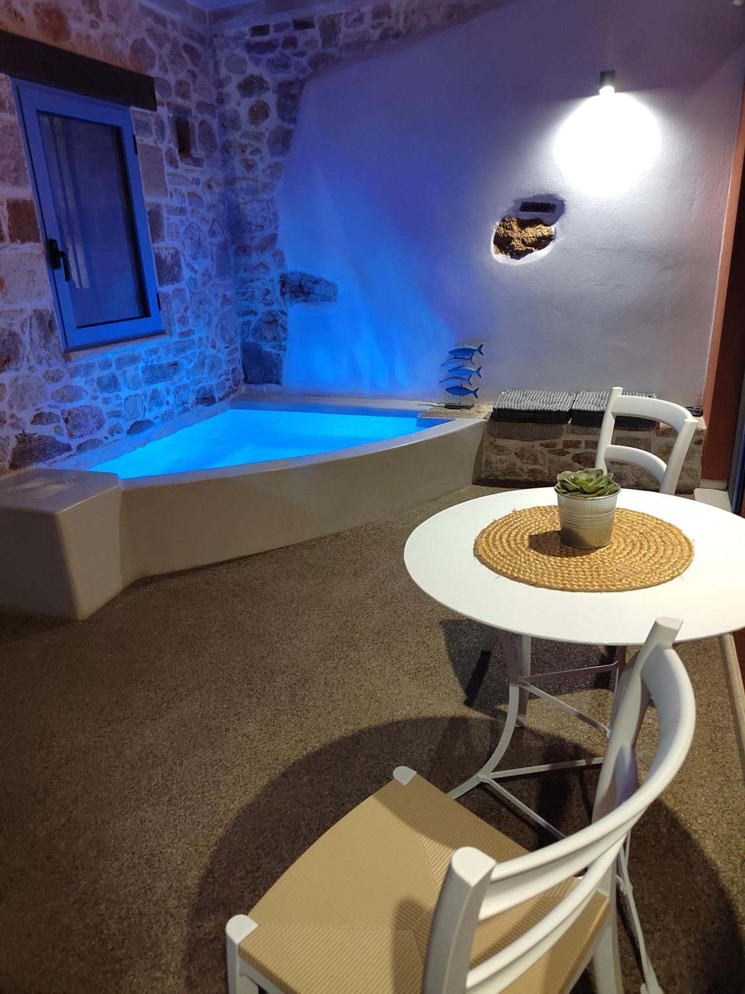 Mouse House With Sea View And Mini Pool Villa Platanias  Exterior photo
